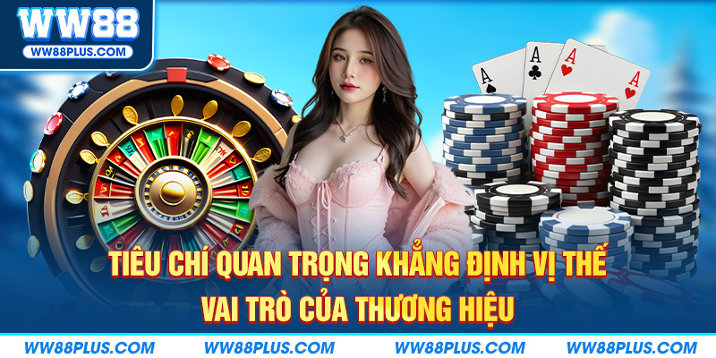 Tiêu chí quan trọng khẳng định vị thế, vai trò của thương hiệu