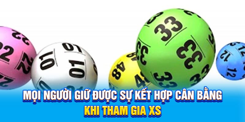 Mọi người giữ được sự kết hợp cân bằng khi tham gia
